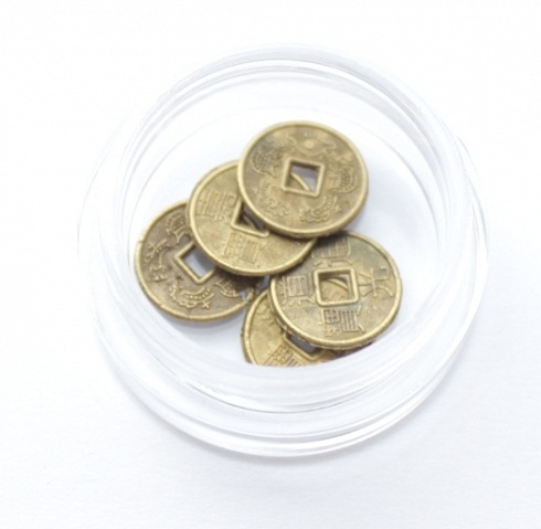 Творч Монетки 10мм бронза 4шт