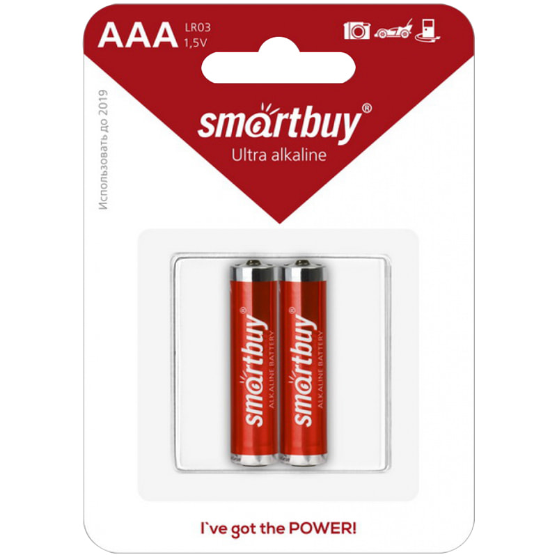 Батарейка SmartBuy LR03 1,5V ААА (1ШТУКА) мизинч