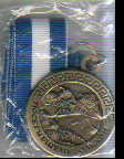 Сувенир Медаль Посетившему Ольхон метал эмаль d=4см с лентой