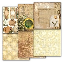 Творч Бумага д/скрап mix 30,5*30,5 Русское ассорти