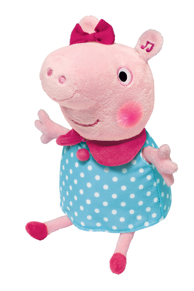АКЦИЯ-20 Игр Мягконабивная Peppa Pig Пеппа движущ. 30 см.