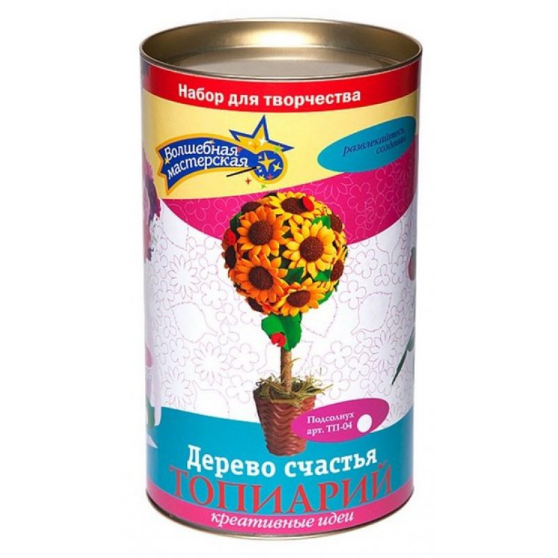 Творч Топиарий из фоамирана больш Подсолнух