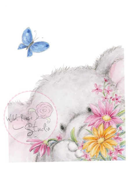 Творч Штамп силикон А7 Белла и бабочка