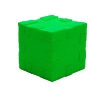 АКЦИЯ19 Пазл-конструктор Изумруд 4-в-1 (кубик, конструктор, пазл, головолом