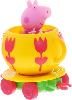 Каталка Чашка с фигуркой Peppa Pig