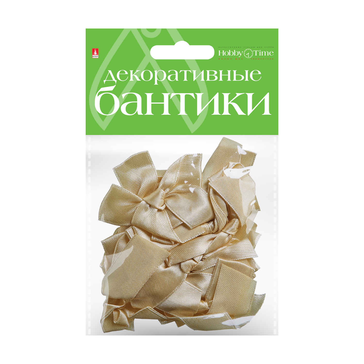 Творч Декор ткань Бантики 8шт 20мм