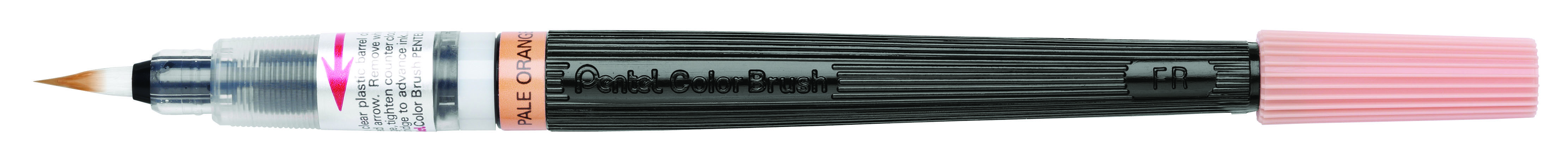 Кисть с краской Colour Brush бежевый (бледно-оранжевый)