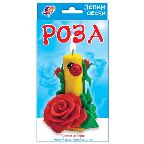 Набор лепим свечи Роза