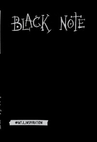 Зап. книжка А5 192л Black Note. Креативный блокнот с черными страницам