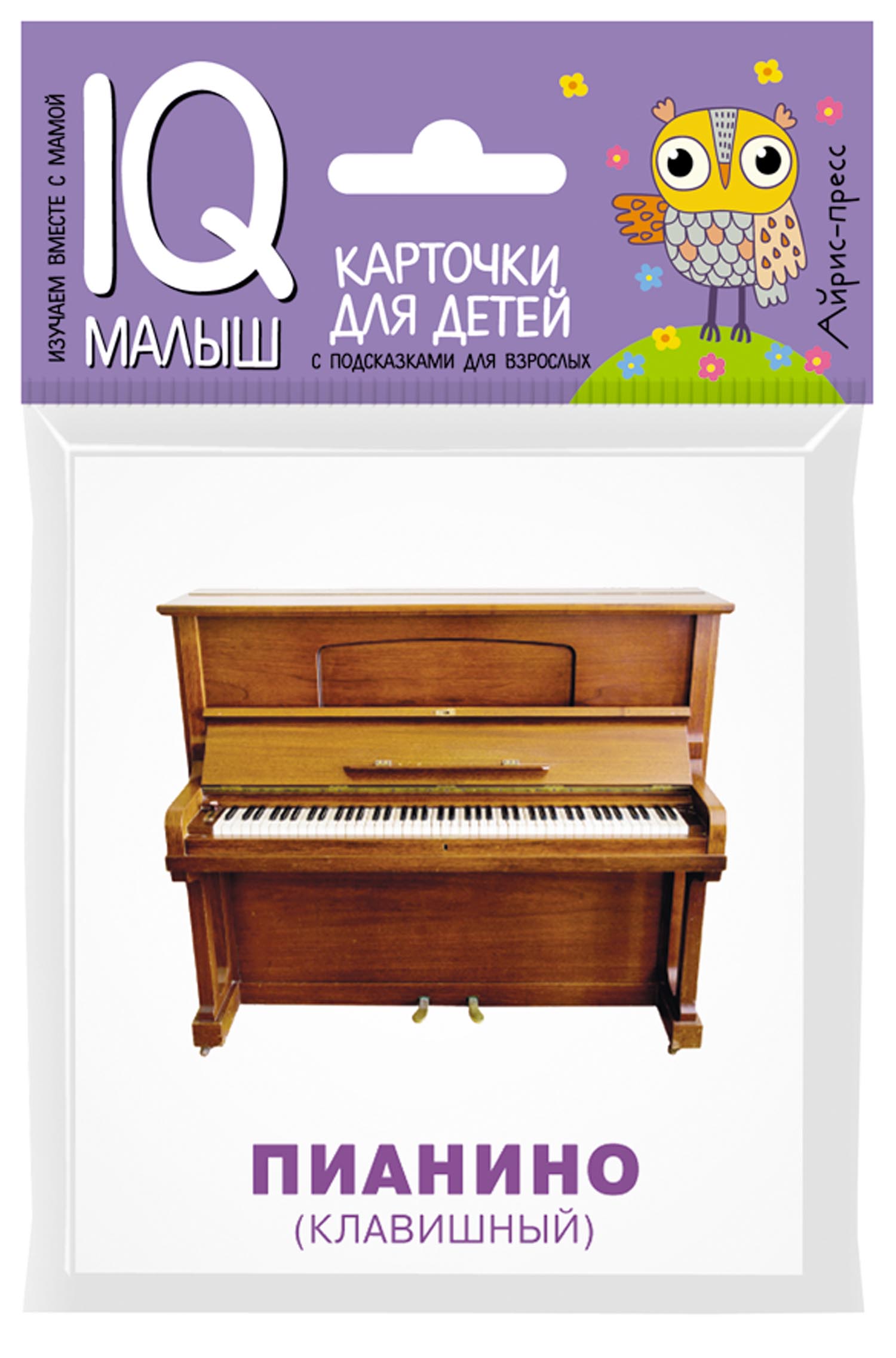Умный малыш. Музыкальные инструменты: Карточки для детей с подсказками