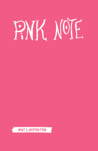 Зап. книжка А5 192л Pink Note. Романтичный блокнот с розовыми страница