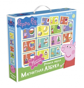 Игра Настольная Peppa Pig Магнитная азбука