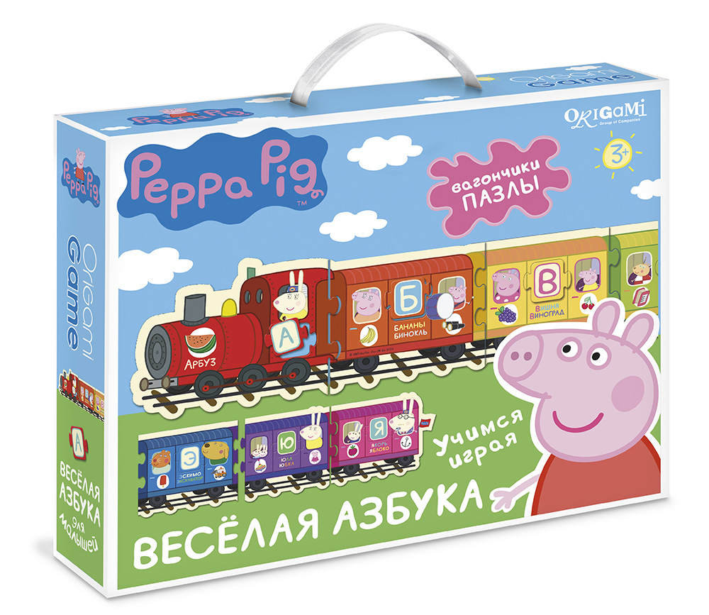 Игра Настольная Peppa Pig Паровозик Веселая Азбука