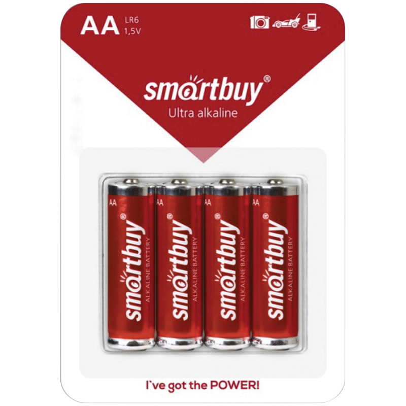 Батарейка AA пальчик Smart Buy 1,5V алкалиновая (1 ШТУКА)