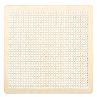 Творч Заготовка дерево Квадрат с перфорацией для вышивки и декора