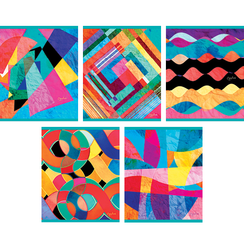 Тетрадь 96л кл Цветные абстракции