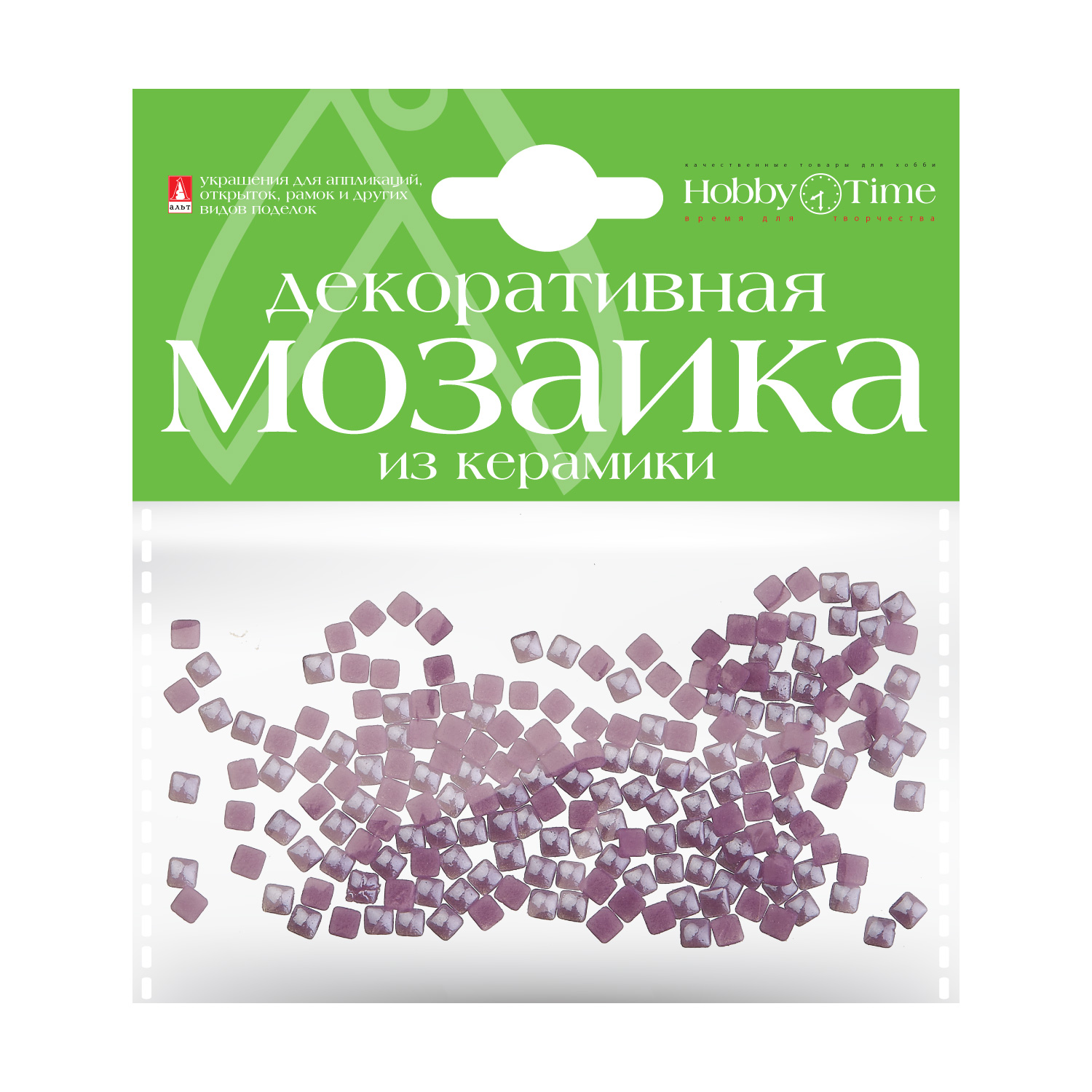 Мозаика 4*4мм Керамика Лиловый 200шт