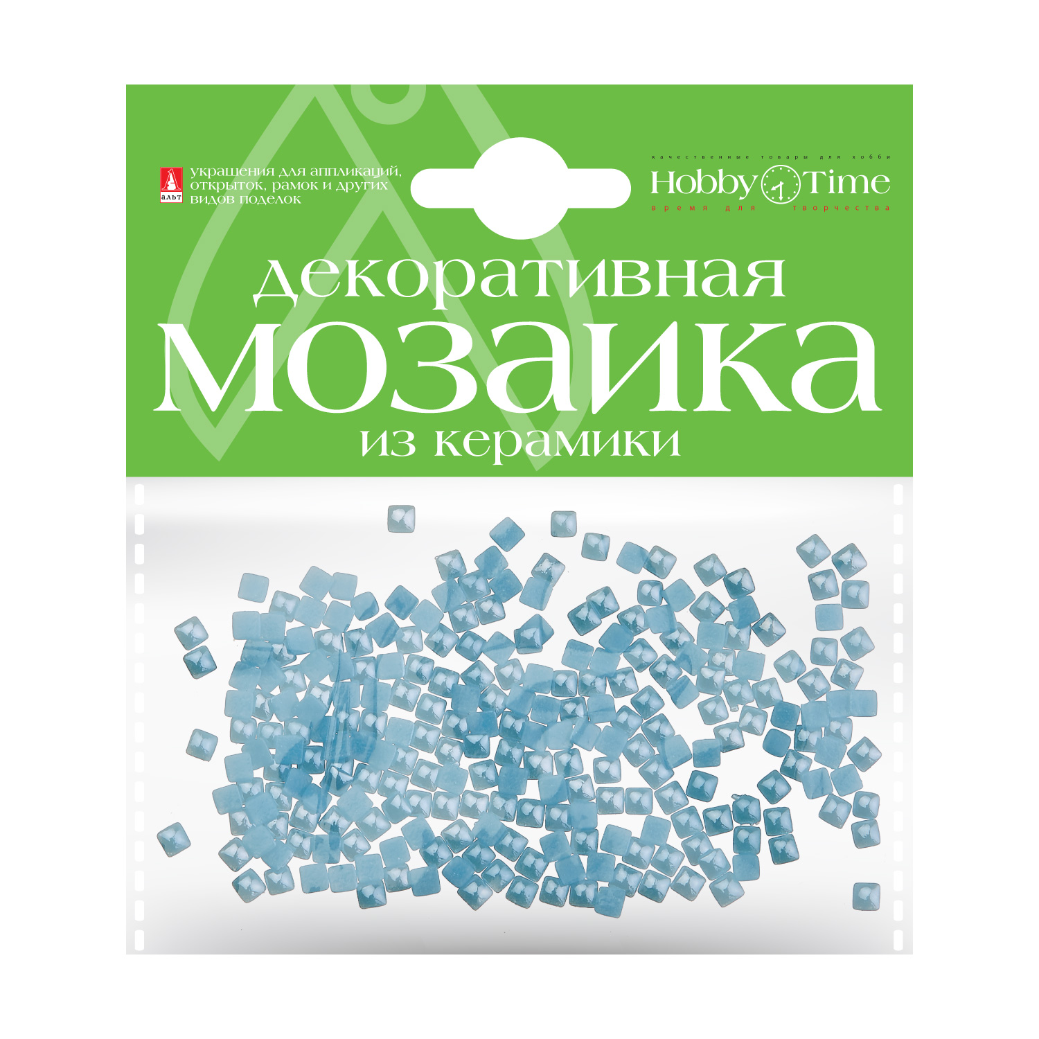 Мозаика 4*4мм Керамика Морская волна 200шт