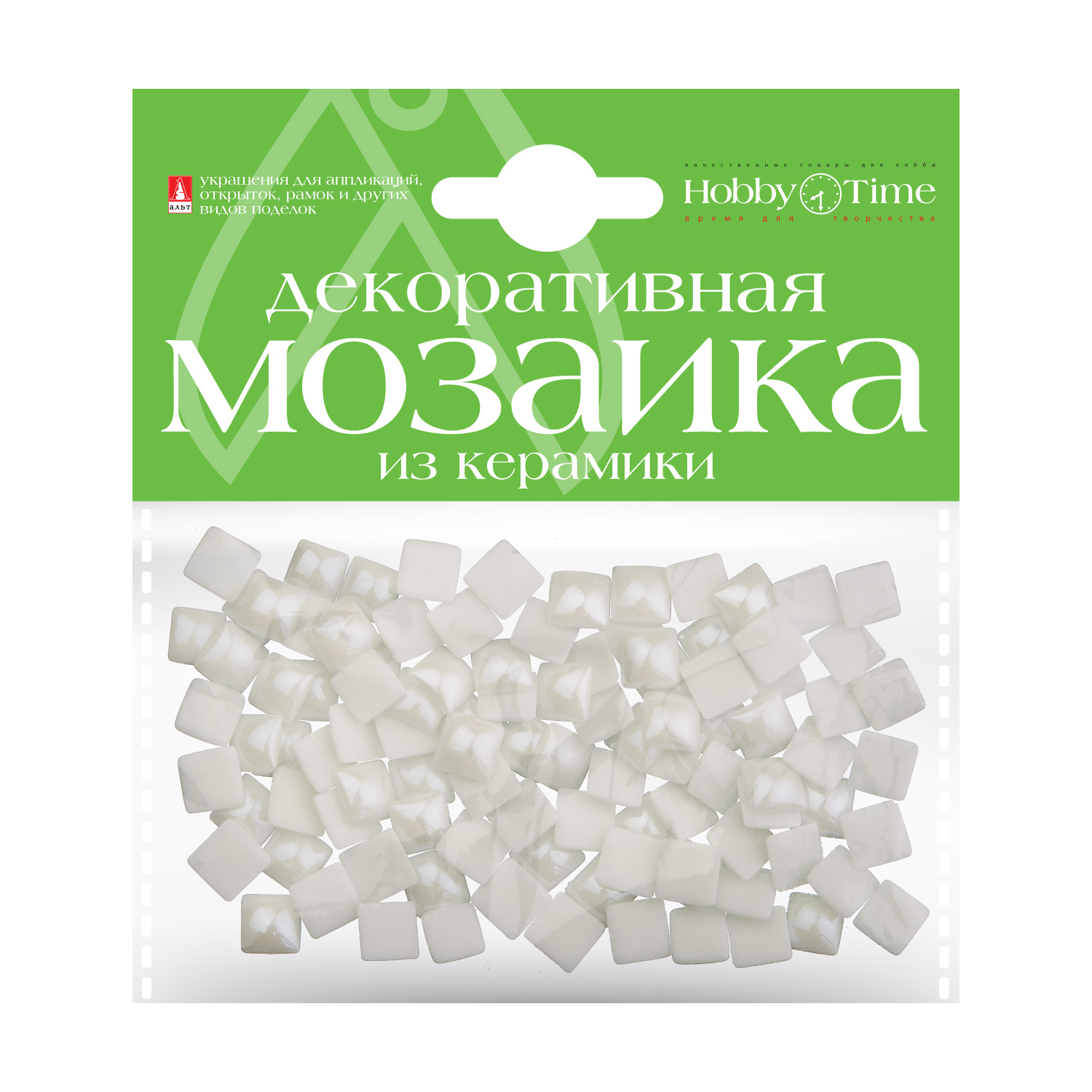 Мозаика 8*8мм Керамика Белый 100шт