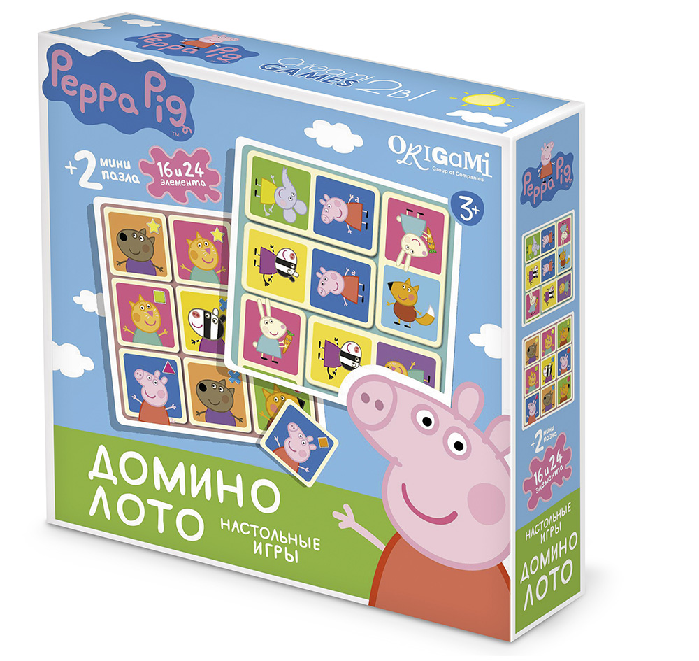 Игра Домино Лото Peppa Pig