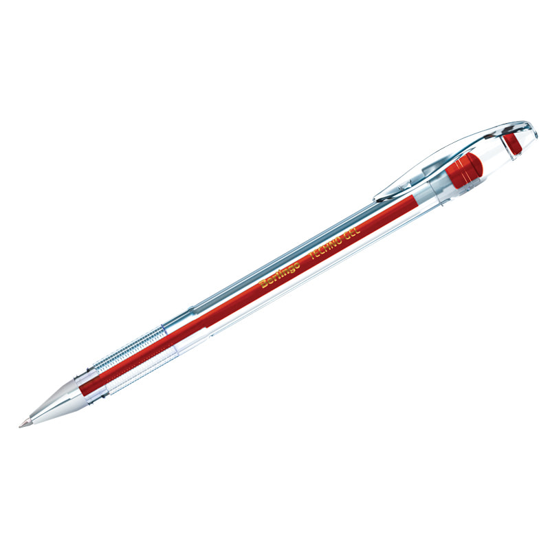 Ручка гелевая красная Berlingo 0,5мм