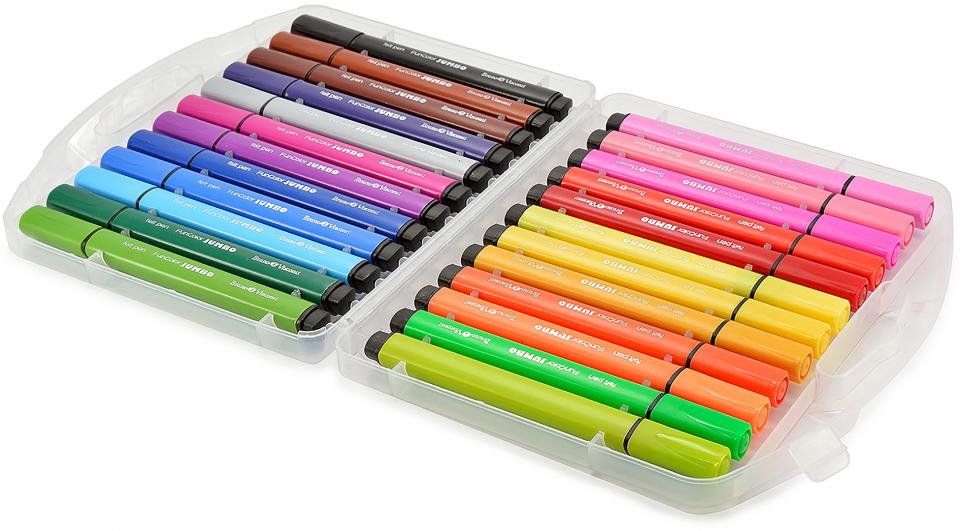 Фломастеры 24 цв BV Funcolor Jumbo толст