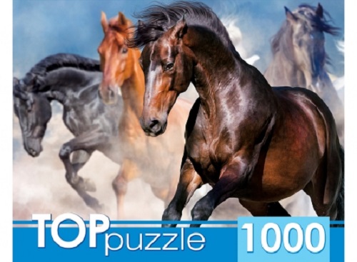 Пазл 1000 Toppuzzle Табун скакунов