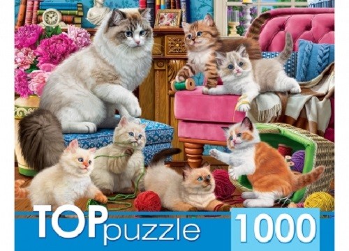 Пазл 1000 Toppuzzle Озорные котята