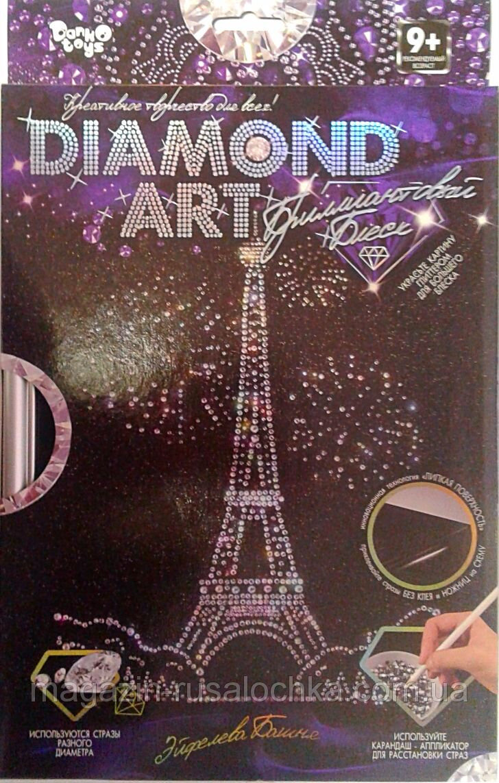 Творч Мозаика Diamond ART Эйфелева башня