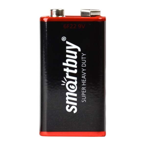 Батарейка SmartBuy SBBZ-9V01S 6F22 9V MN1604 толстая квадратная