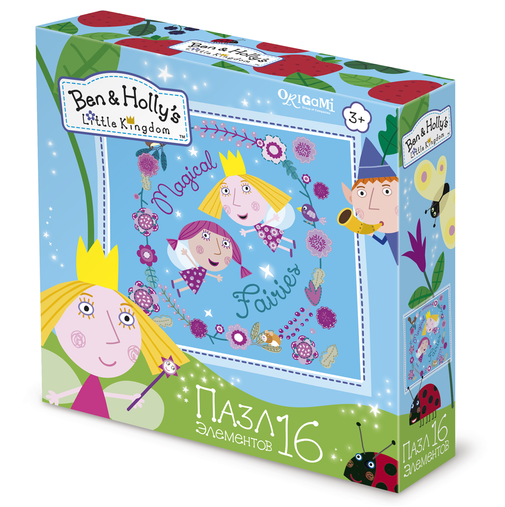 Пазл 16 Origami 02883 Ben & Holly Феечки