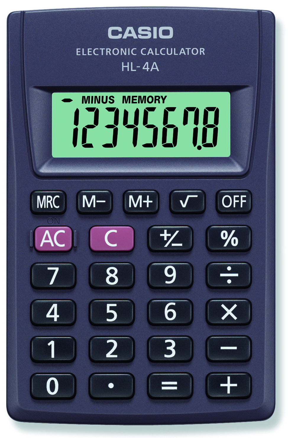 Калькулятор 8 разр. Casio карманный черный