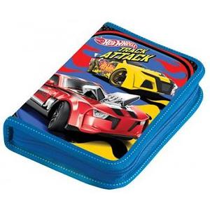 Пенал 1 отд полн Mattel Hot Wheels