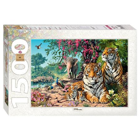 Пазл 1500 Step Тигры