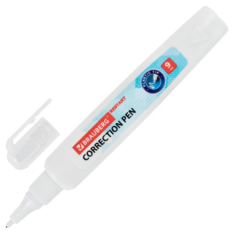 Штрих-ручка 9мл Brauberg RESTART улучш пластик наконечник