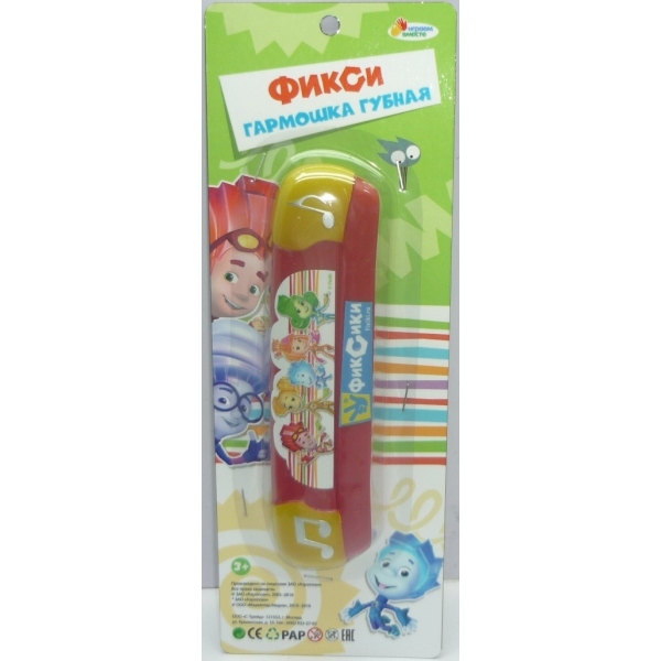 Музыкальная Губная гармошка Фиксики