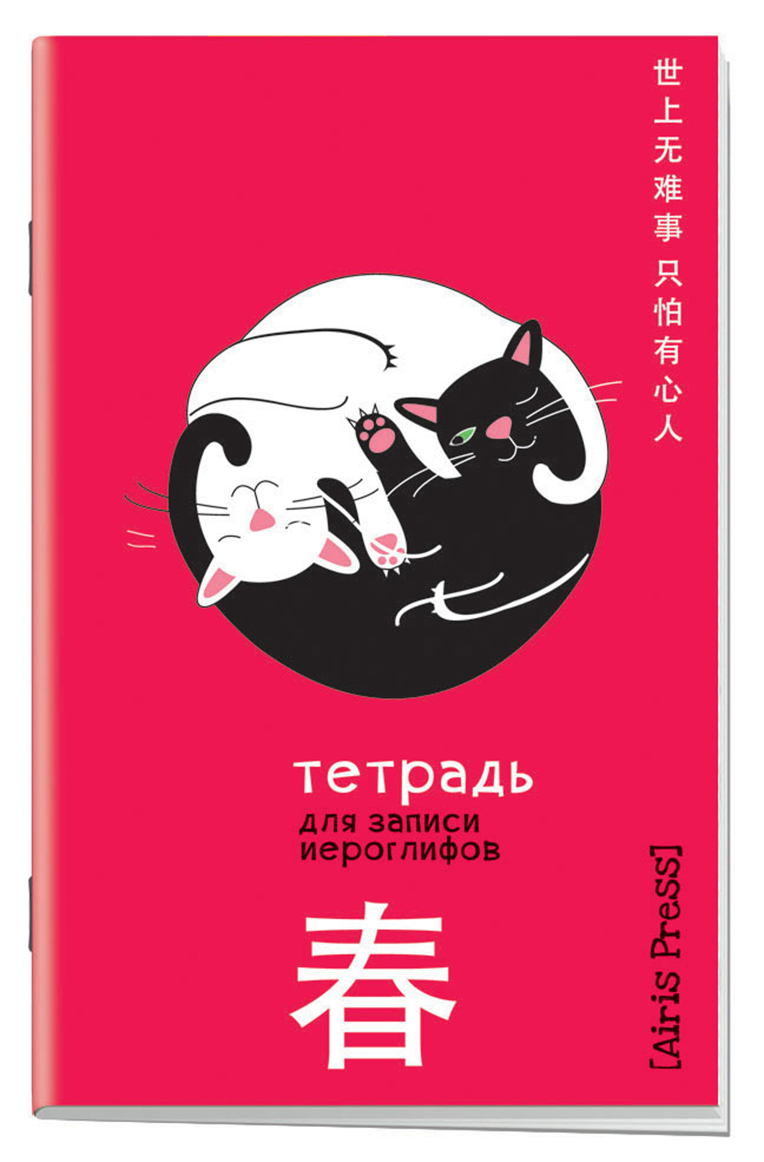 Тетрадь для записи иероглифов. Инь и ян