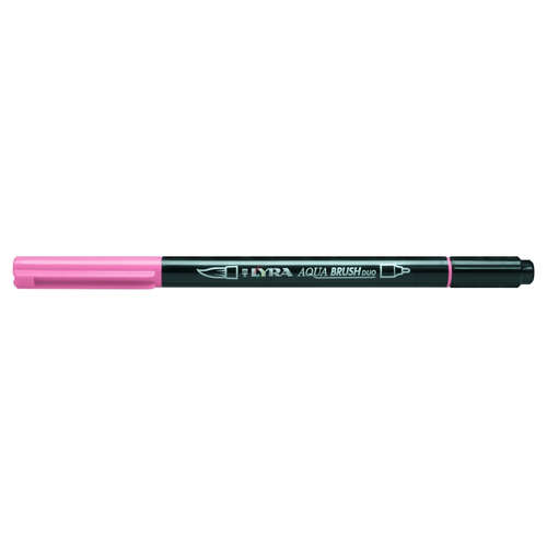 Фломастеры акварельные 1цв Lyra Aqua Brush Duo двойные Карминовый ро