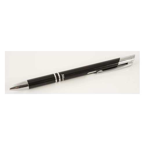 Ручка подар шар Silwerhof синяя Optimum черный корп к/к