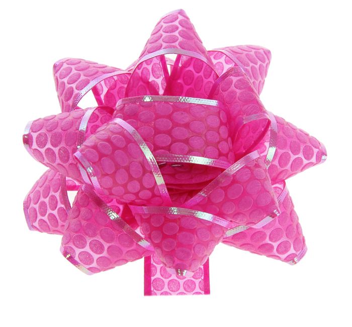 Праз Бант-звезда 75мм соты, малиновый
