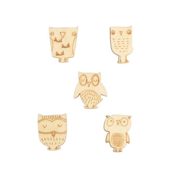 Творч Заготовка фанера Совята мини