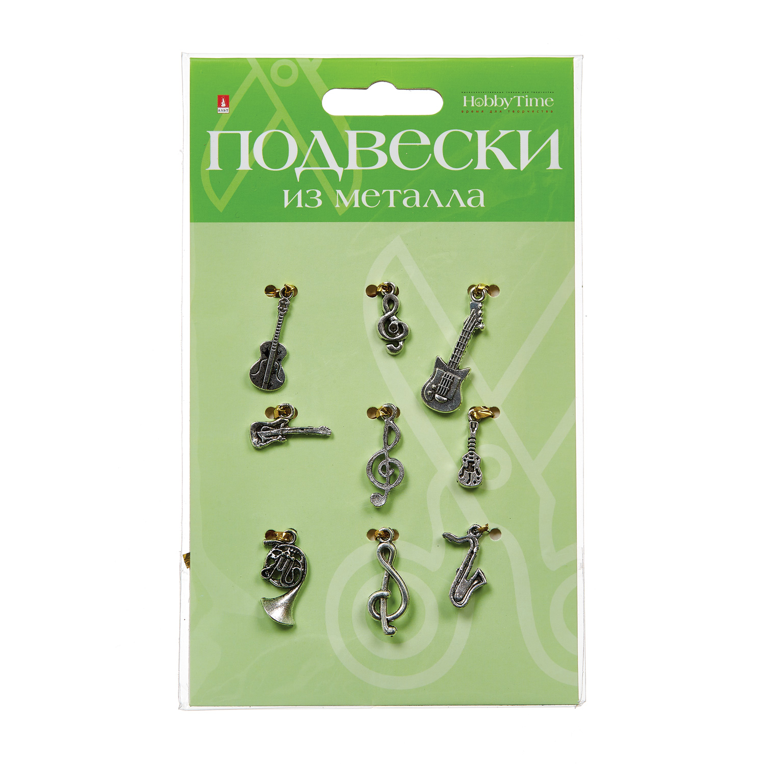 Творч Подвески из металла серебро Музыка