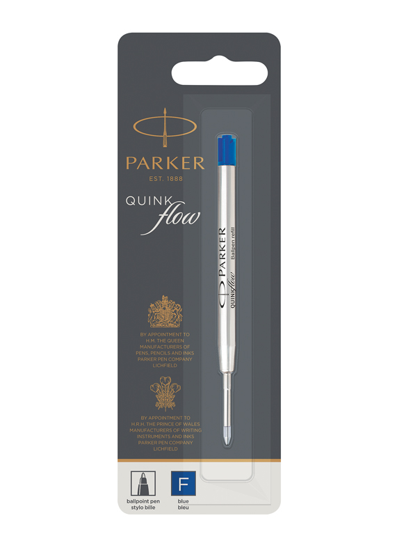 Стержень шариковый синий объемный 99мм 1 мм Parker type