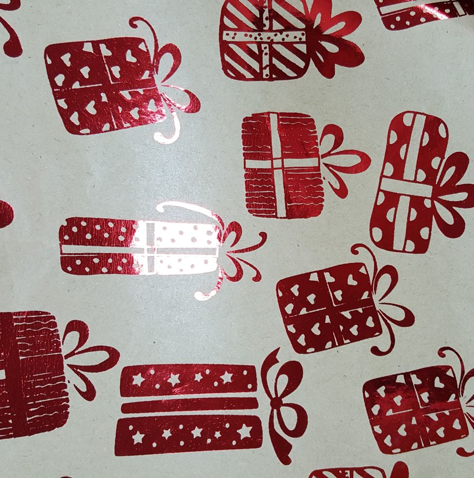 Праз Бумага упак. 70*100 в рулоне Meshu Pattern on white