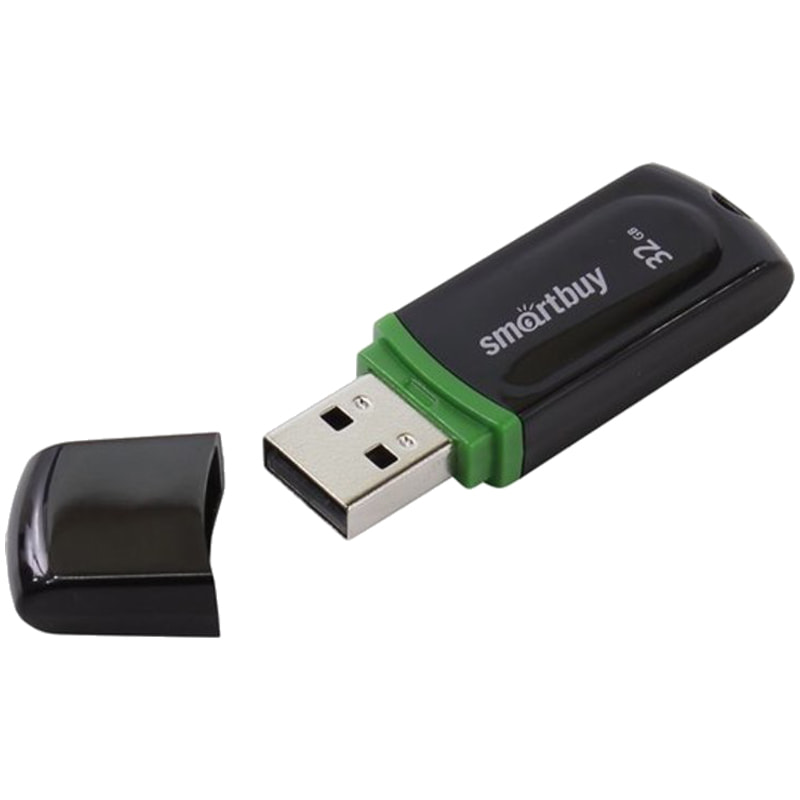 Флэш-карта USB 32GB 2.0 Smart Buy Paean черная