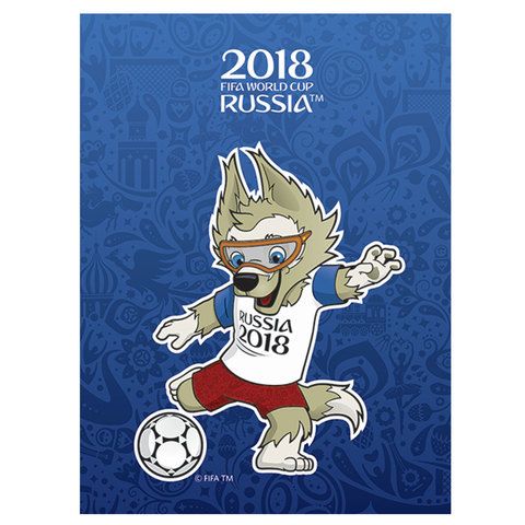 Зап. книжка А6 ЧМ ПО ФУТБОЛУ 2018 ТАЛИСМАН