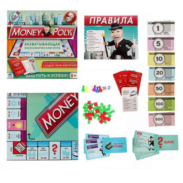 Игра Настольная Экономическая Money Polys