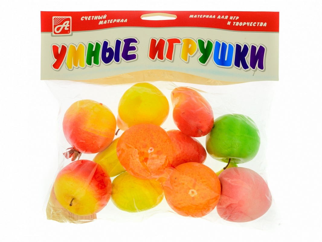Развивающая Счетный материал Фрукты. Ассорти 12 эл.