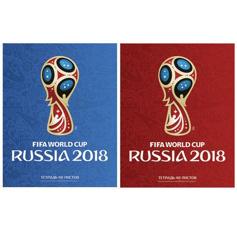 iТетрадь 48л кл ЧМ ПО ФУТБОЛУ 2018 Эмблема Выпуск №1