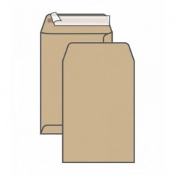 Конверт крафт В4 250*353*40 120гр б/надп клапан с донным расширением